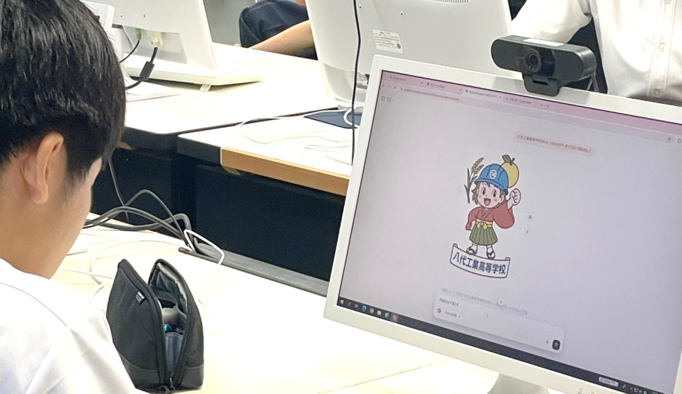 キャラクター制作の様子