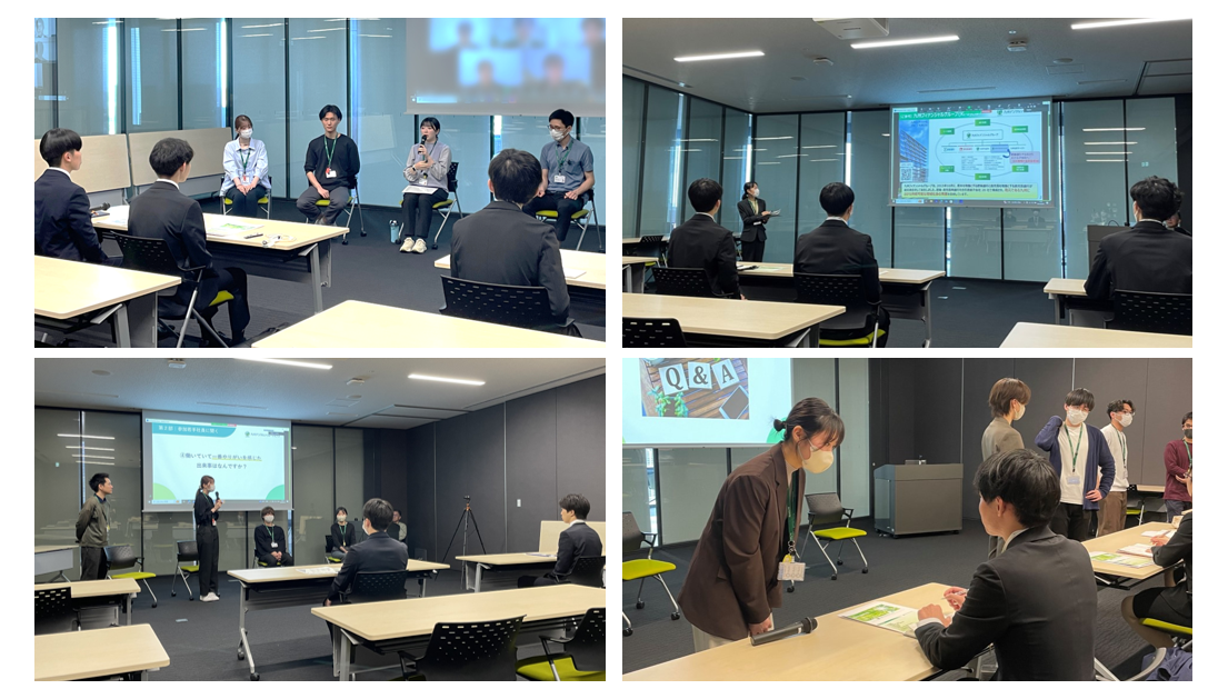 会社説明会の様子①